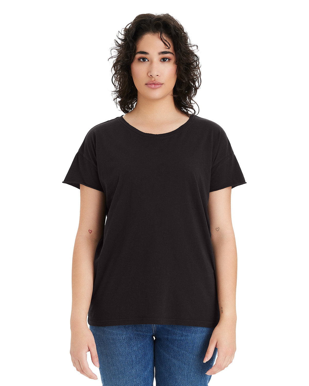 Ladies' Rocker Garment-Dyed Distressed T-Shirt