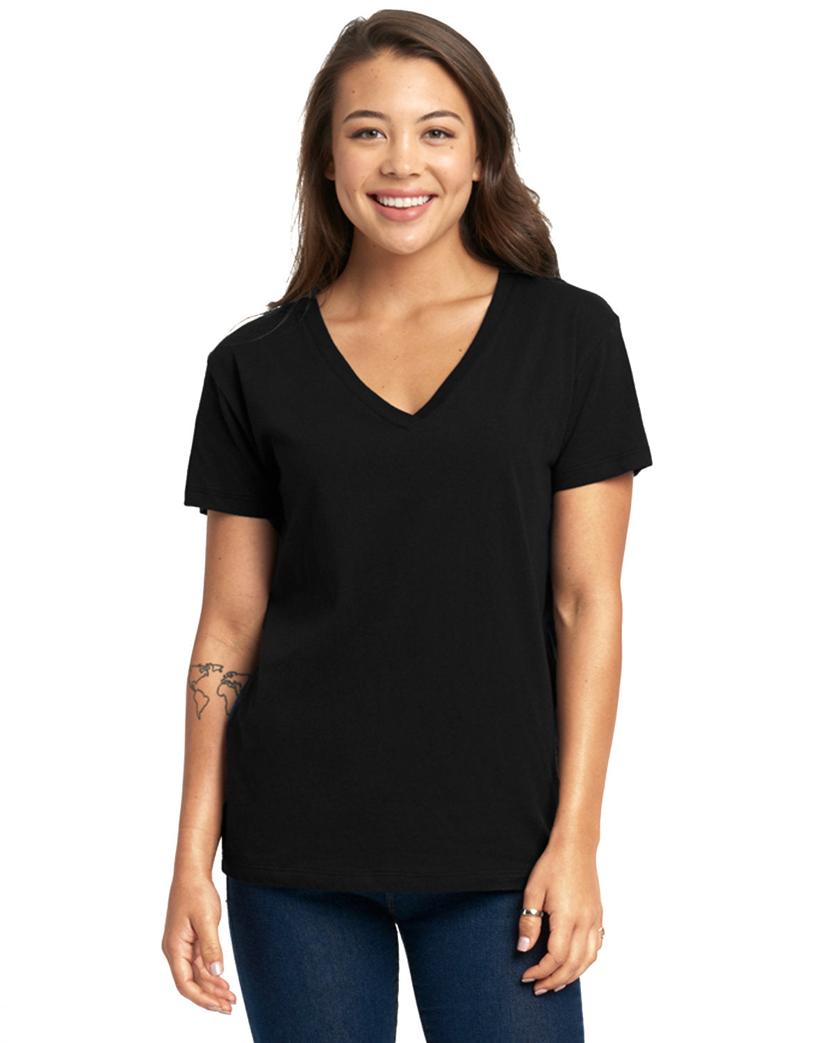 Ladies' Relaxed V-Neck T-Shirt