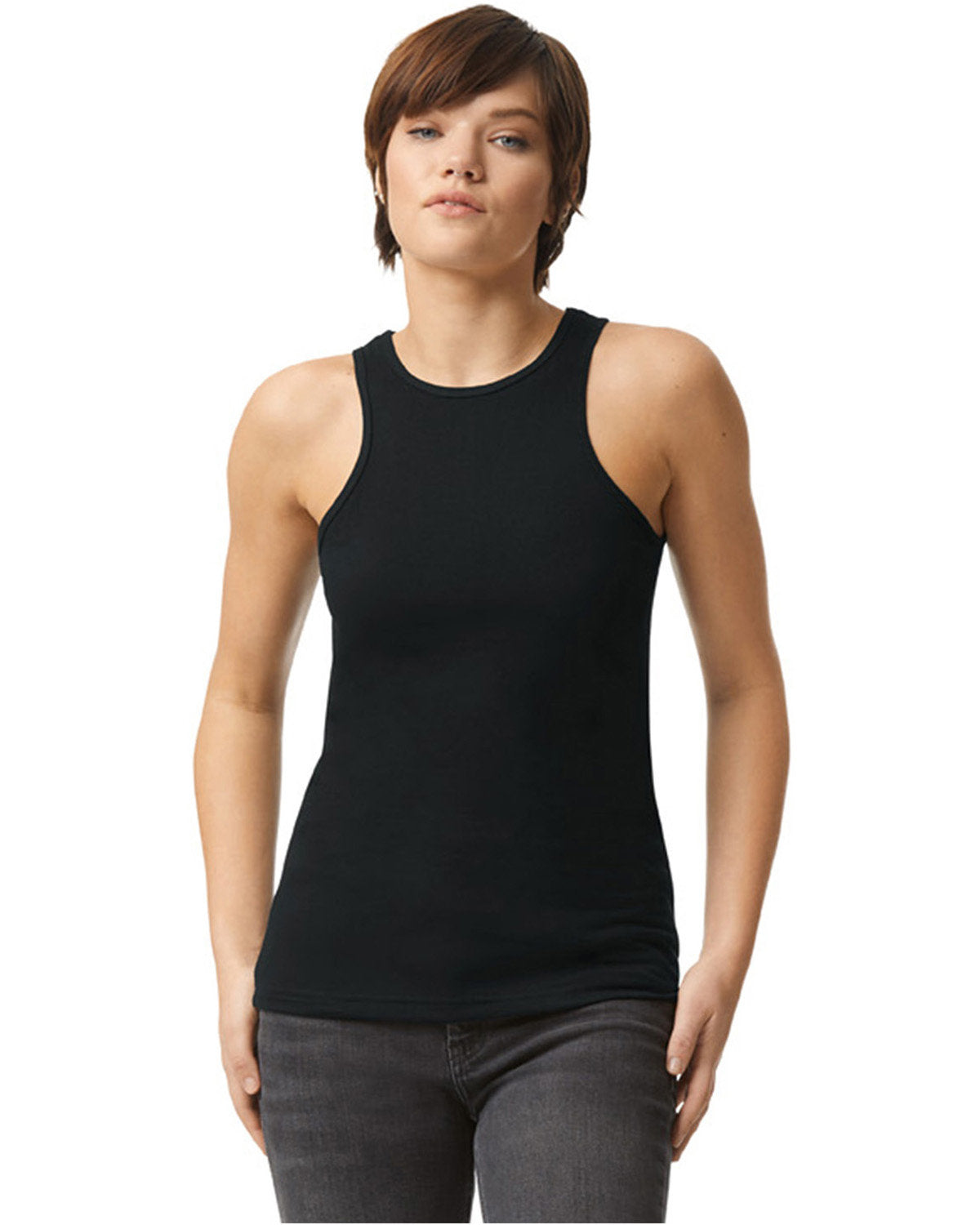 Ladies' CVC Racerneck Tank