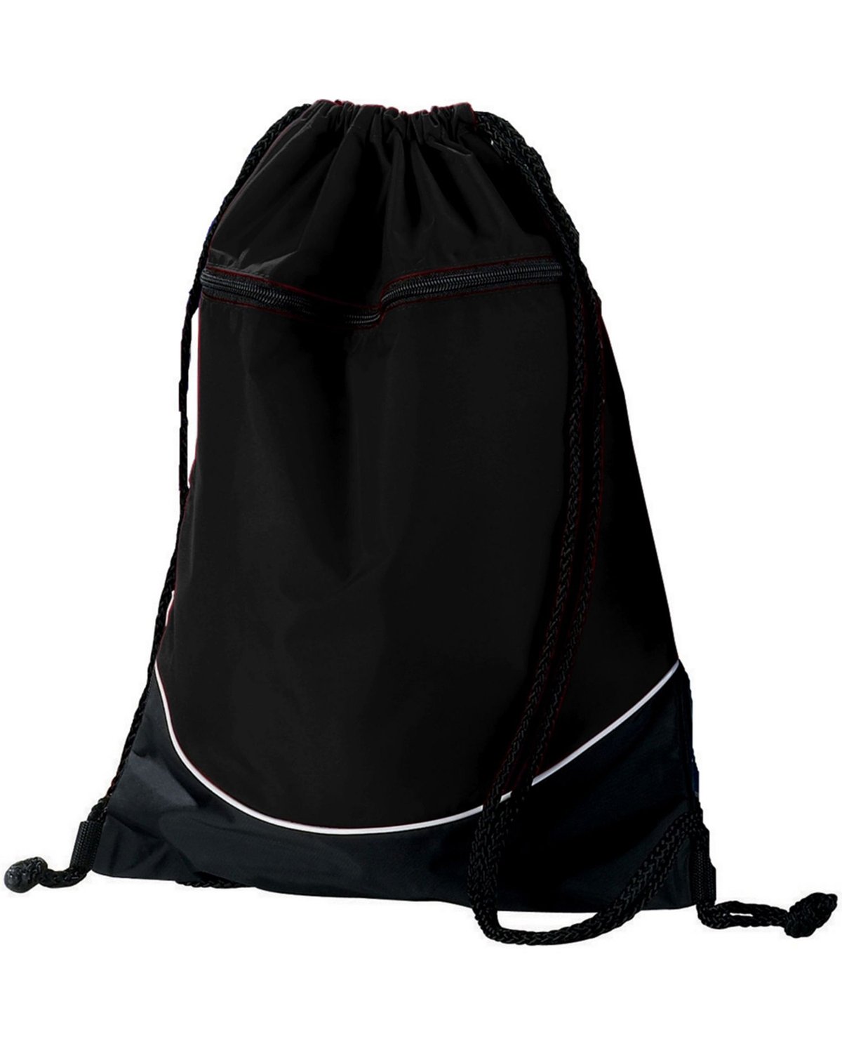 Tri-Color Drawstring Backpack