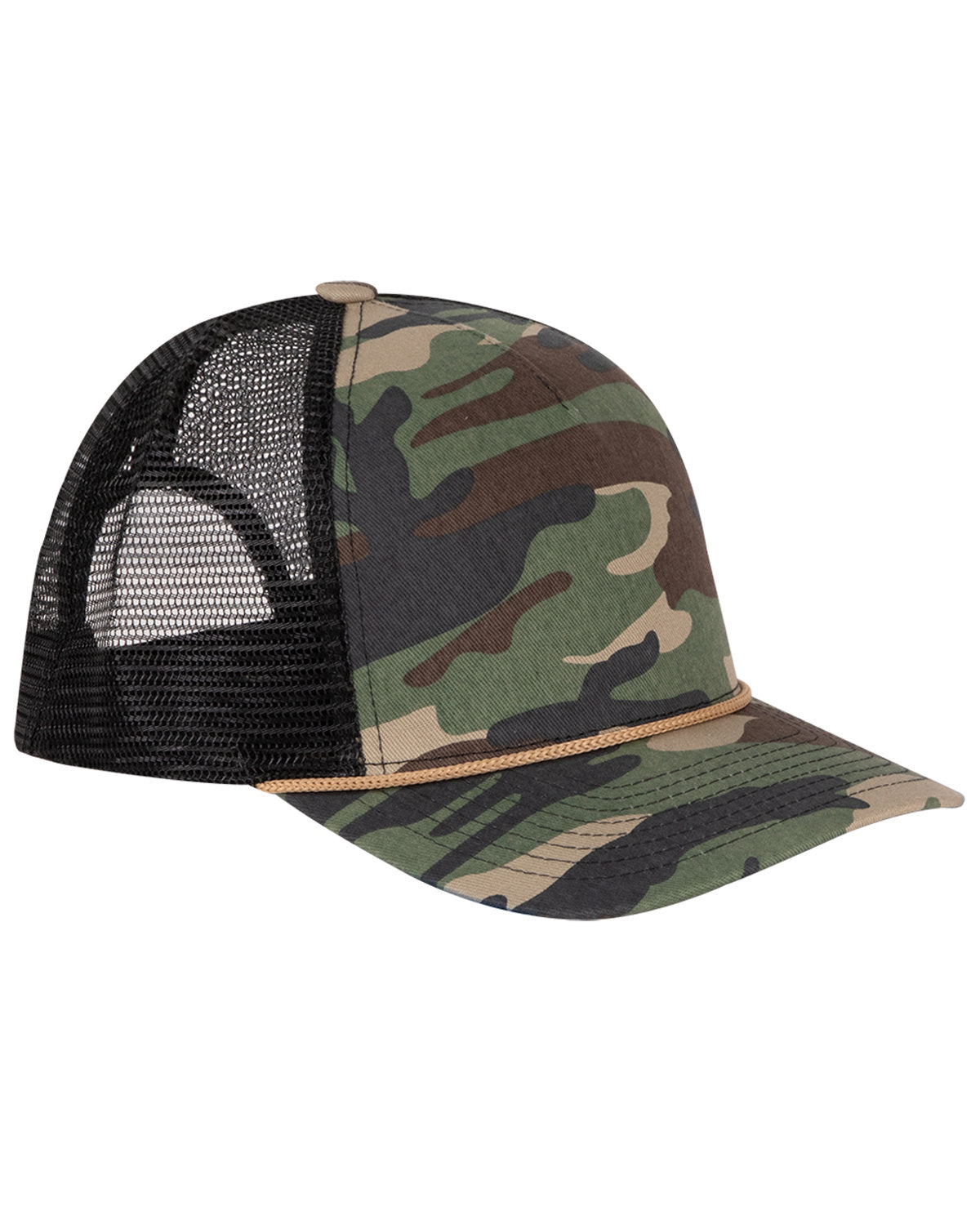 Cotton Retro Rope Trucker Hat