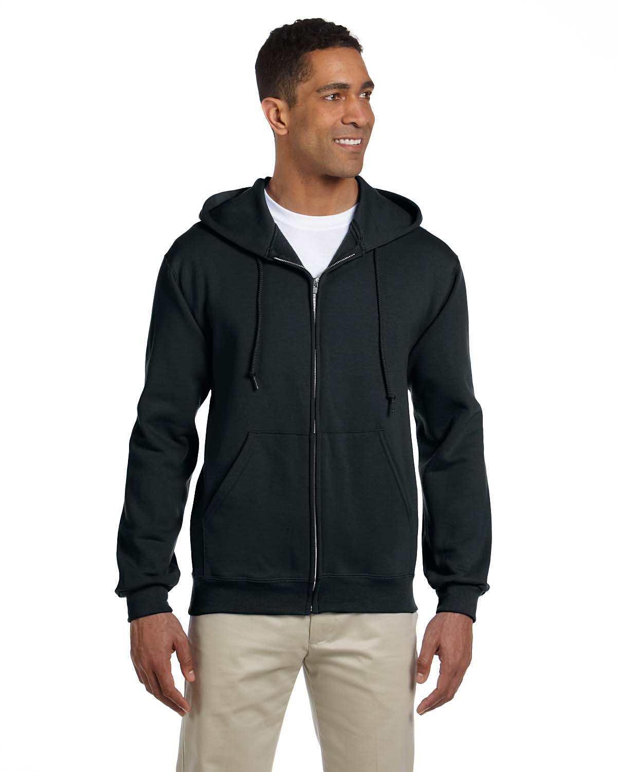 Adult Super Sweats® NuBlend® Fleece Full-Zip Hooded Sweatshirt